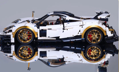 3428PCS Technical MOC Assemble Bricks Vehicle Pagani Huayrar R Super Sport Car Building Blocks New Toys Collection Adult Gifts