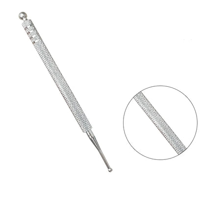 Stainless Steel Ears Acupuncture Point Probe Massage Tool Painless Lightweight Acupoint Detecting Pen Facial Reflexology 1pc