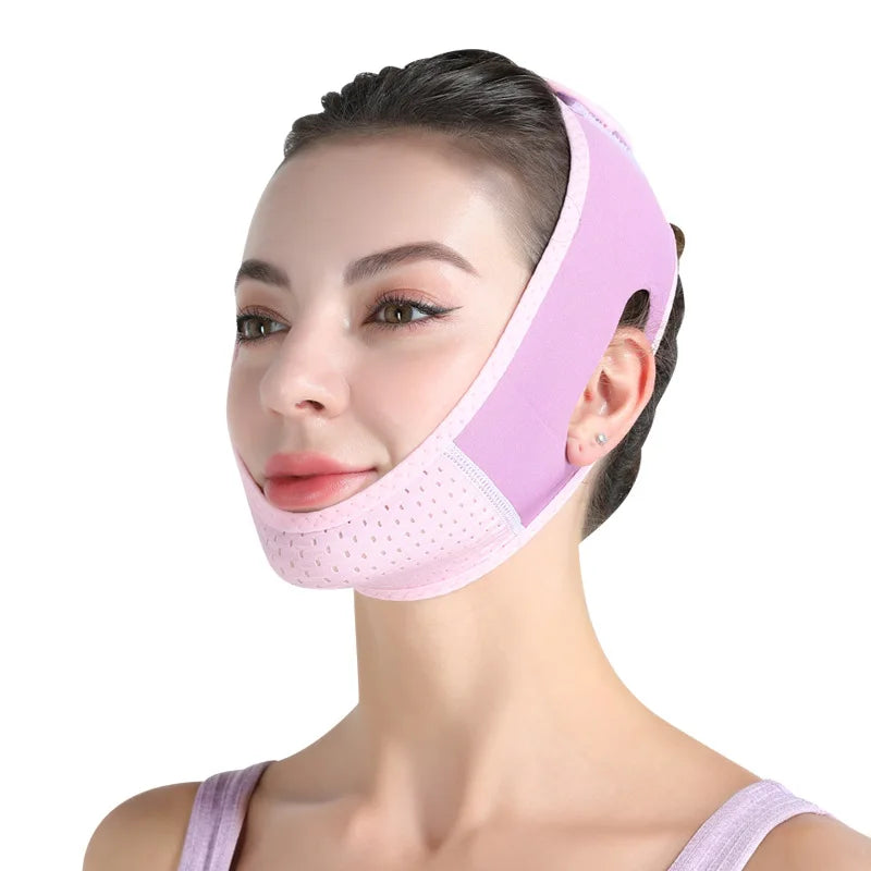 V-line Facial Shaper Elastic Facial Slimming Bandage Chin Cheek Lifting Belt Facial Skin Care Beauty Tool Facial Massage Belt