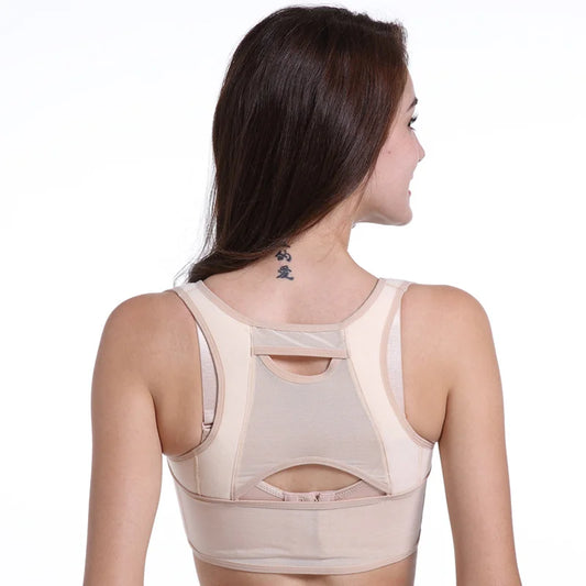 Invisible Women Chest Posture Corrector Support Belt Body Shaper Upper Back Shoulder Support Brace Pain Posture Correction