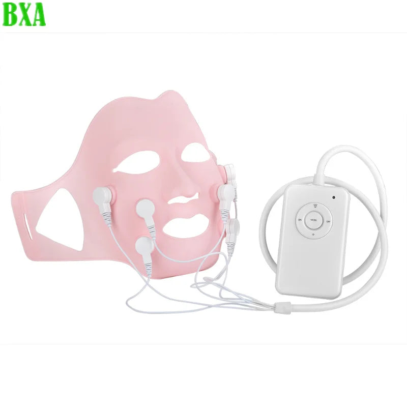 Gel Mask Face Mask Massager LED Light Therapy Vibrating Wrinkle Remover Skin Care Lift Devices Facial Beauty Tool Instrument