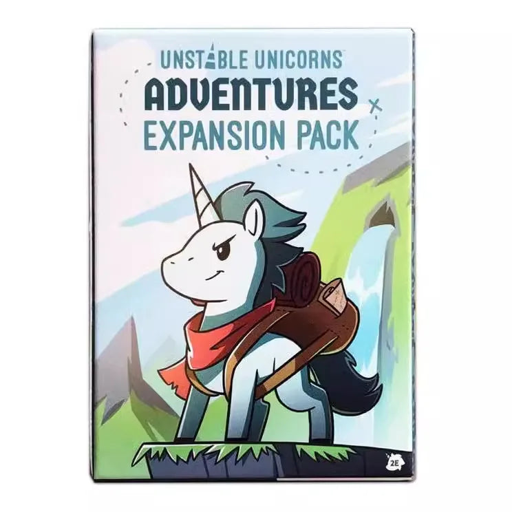 Unstable Unicorns Adventures Unicorns, Adventure Expansion Party Cards Game Cards Game