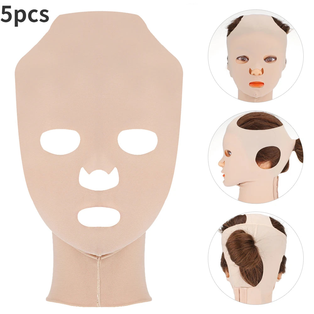 BXA Sleeping Mask Facial Slimming Bandage 3D Reusable Breathable Beauty Women Anti Wrinkle V Shaper Full Face Lift Beauty