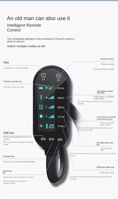 Cervical Neck Massager Refers To A Cervical Traction And Pressure Pillow Neck Pain Heating Cervical Pulse Massager