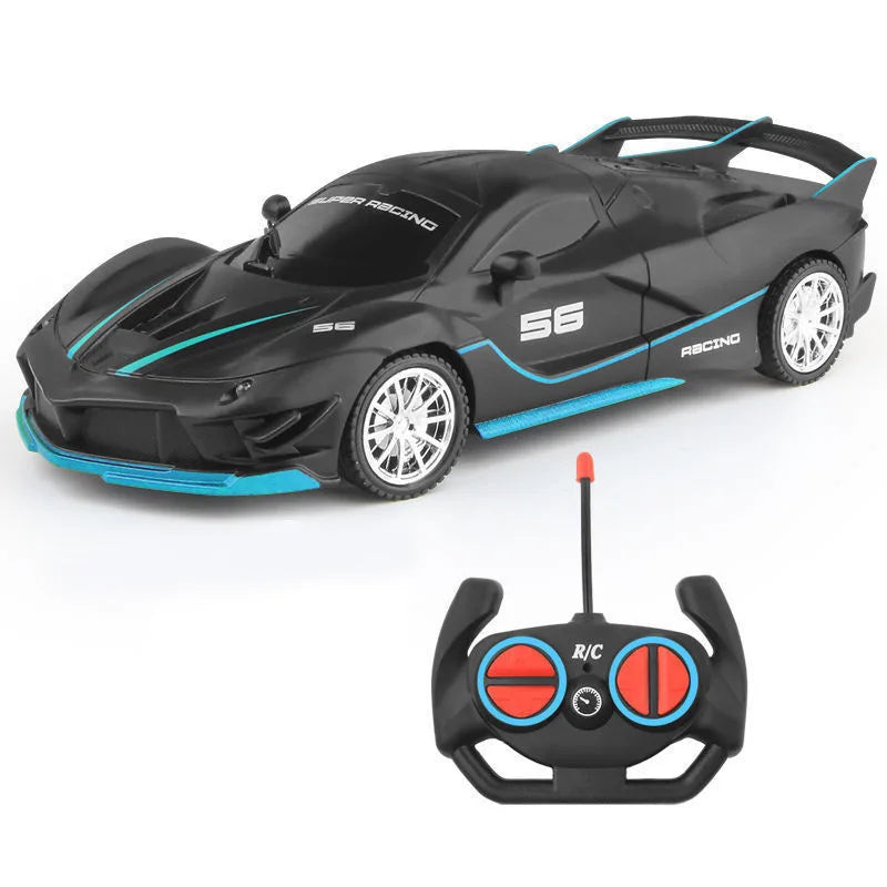 1:18 4DWC RC Car With Led Light  Radio Remote Control Cars Sports Car High-speed Drift Car Boys Toys For Children