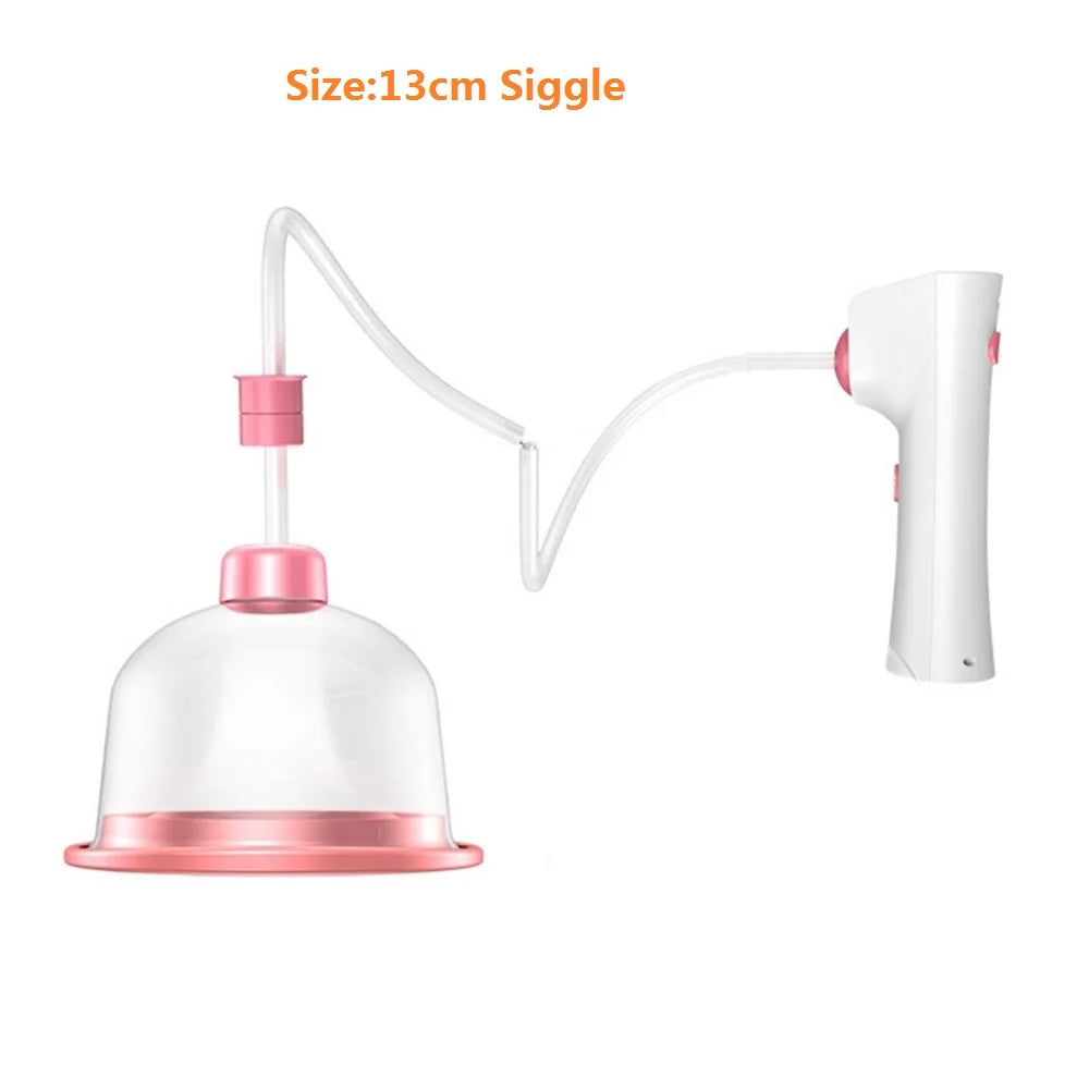 Professional Breast Massage Electromechanical Beauty Breast Enhancement Machine 2 Sizes of Vacuum Breast Pump Design Suction Cup