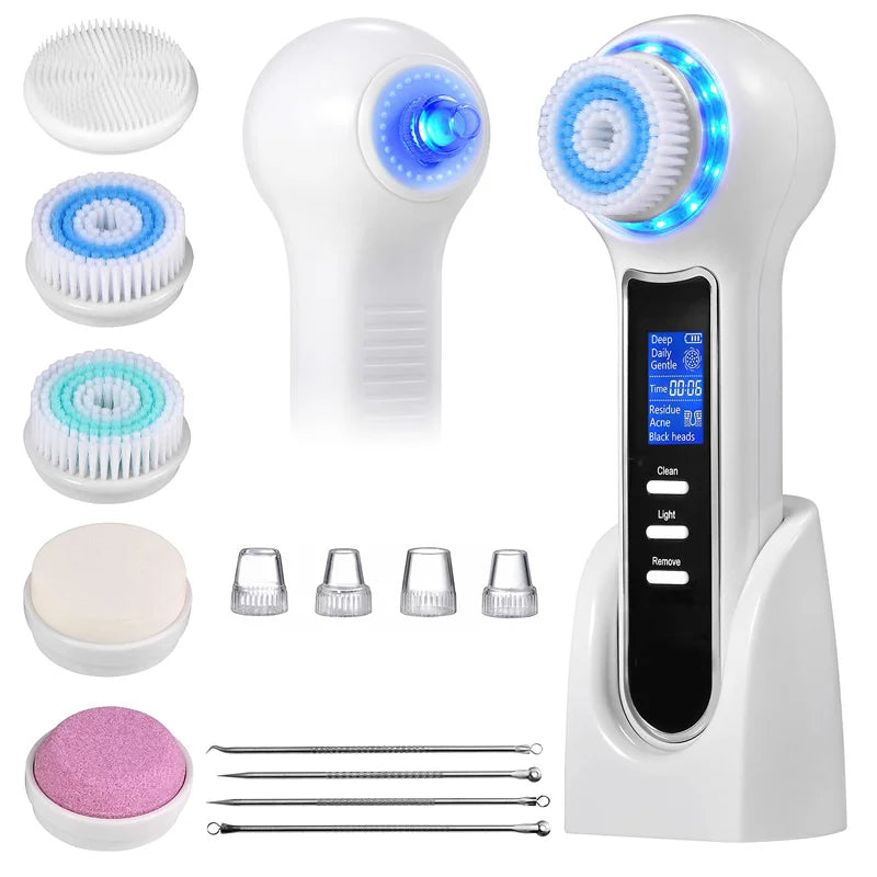 NEW Electric Cleansing Brush Blackhead Remover Pore Vacuum Cleaner Deep Cleansing Facial Treatment Blackhead Remover