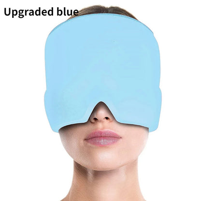 1PC Relax Massage Machine Health Care Hat Head Massager Ice Eye Mask Gel Hot Cold Therapy Headache Migraine Relief Antistress