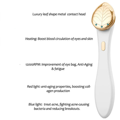 Spa Wrinkle Remove Machine Microcurrent Vibrating Eye & Face Massager Face Lifting Device Anti-aging Skin Rejuvenation Galvanic