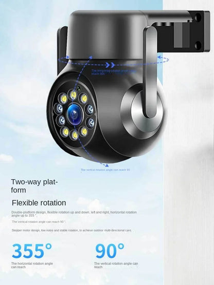 390eyes Wireless High-definition Network WiFi Monitoring Camera 10 Light Waterproof Ball Machine Mobile Remote Monitoring