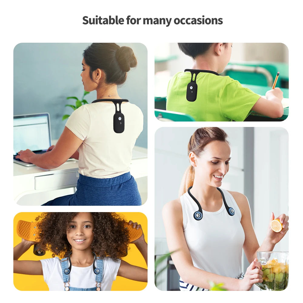 Smart Back Posture Correction Adult Anti-humpback Dorsal Clavicle Spine Support Back Support Belt Trainer Vibration Reminder