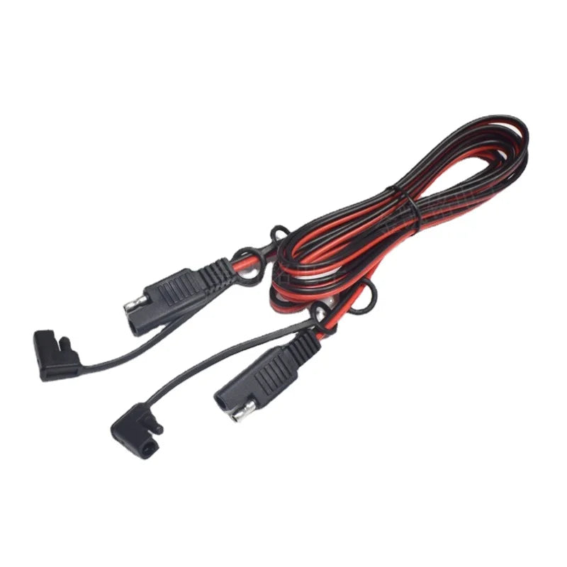 18AWG Pure Copper 0.75mm² 10A Solar Power Extension Cable with SAE Male To Female Connectors - 2m