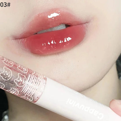 6 Color Bubble Lip Gloss Mirror Water Liquid Lipstick Moisturizing Lipgloss Long Lasting Sexy Lip Tint Makeup Korean Cosmetics