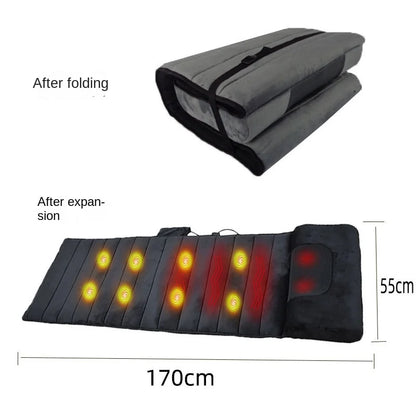 BXA Electric Cervical Massager Full Body Massage Cushion Multifunctional Household Fully Automatic Waist Massage Mattress