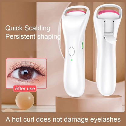 Electric Eyelash Curler Adjustable Temperature Heating And Shaping Portable Rechargeable Eyelash Curler Beauty Tools for Women