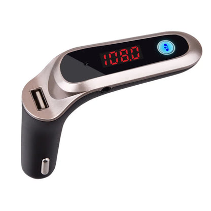 1pcs S7 Bluetooth Car MP3 Player Handsfree FM Transmitter AUX Modulator Cigarette Lighter Type MP3 Player USB Slot Charger Car