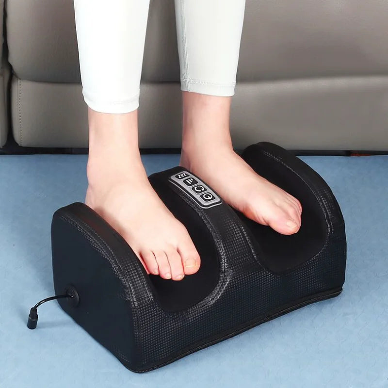 Infrared Heating Foot Massage Shiatsu Therapy Relax Health Care Electric Body Massager Heat Deep Muscles Kneading Roller Salud