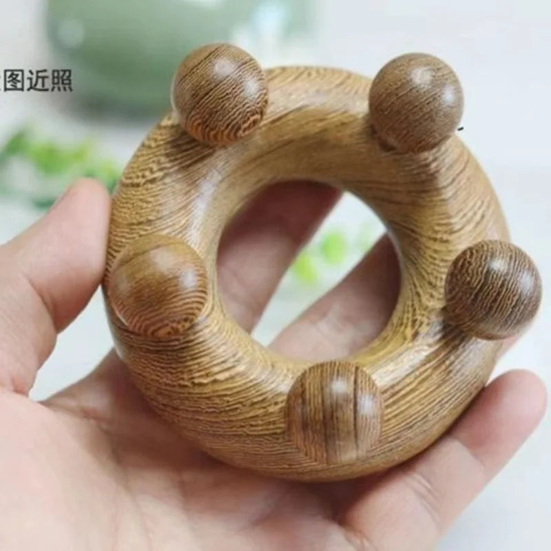 New 1pc Neck Back Massage Roller Wooden Head Scalp Massager Octopus Claws Relax SPA Tools For Hair Growth Stress Relief