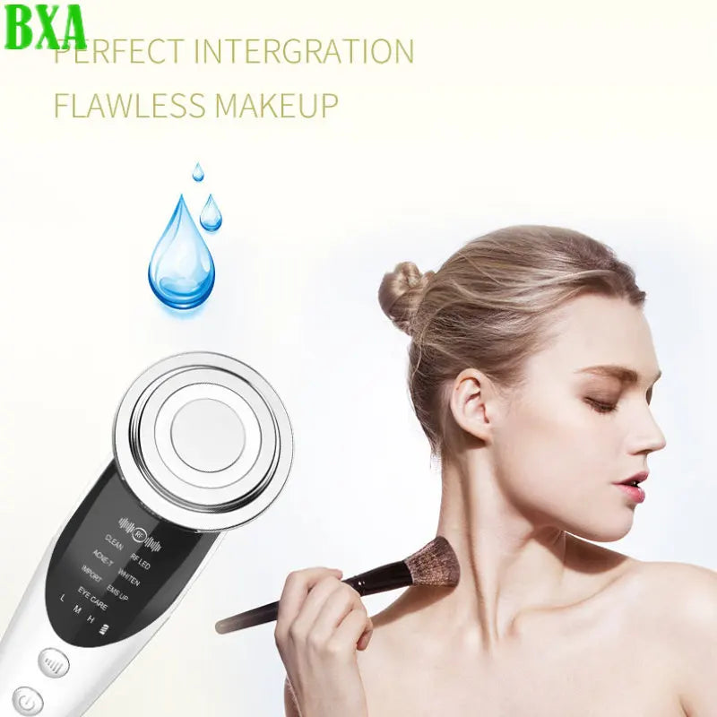 EMS Microcurrent Face Lift Devices 7 in 1 Skin Rejuvenation Facial Massager Light Therapy Anti Aging Wrinkle Beauty Apparatus