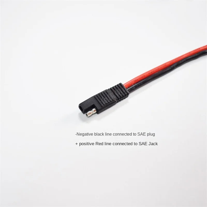 31cm Pure Copper 10AWG 5.3mm² Battery To Solar Panel SAE Extension Cable