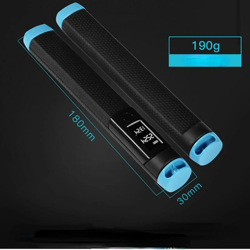 Electronic Skipping Rope with Counter Gym Fitness Skipping Smart Jump Rope Cable with LCD Screen Counting Speed Skipping Counter