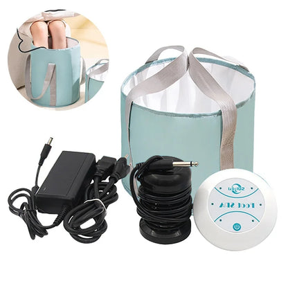 Portable Foot Bath Massage Ionic Detox Foot Bath Aqua Cell Foot Spa Machine Ion Cleanse Ionic Detox Foot Detox Arrays Aqua Spa