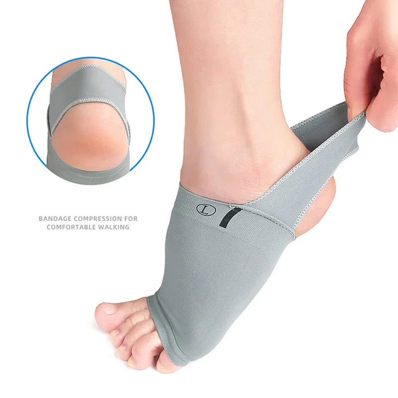 Arch Support Sleeve Plantar Fasciitis Support Fasciitis Heel Spur Strap Foot Pain Flat Foot Relief Pain Cuff Correction Pad