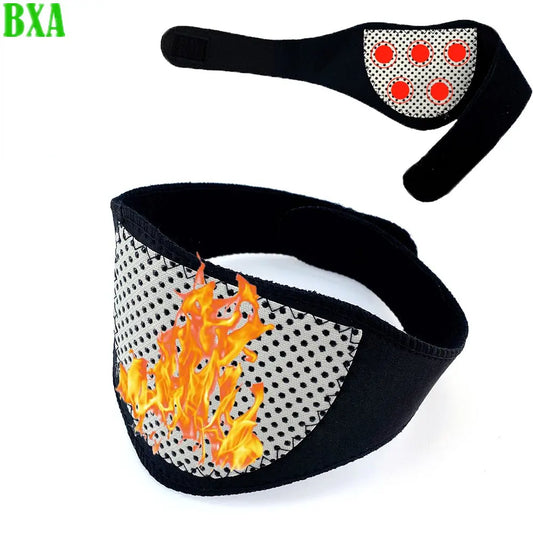 1pc Neck Belt Tourmaline Self Heating Magnetic Therapy Neck Wrap Belt Brace Muscle Relax Cervical Vertebra Protect Health Care