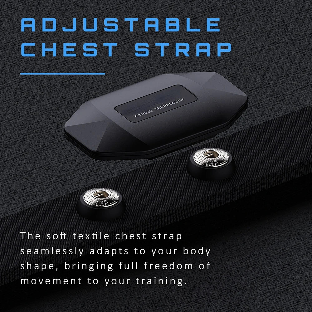 New Heart Rate Monitor Chest Strap Bluetooth 4.0 ANT Fitness Sensor Compatible Belt Wahoo Polar Garmin Connected Outdoor Band