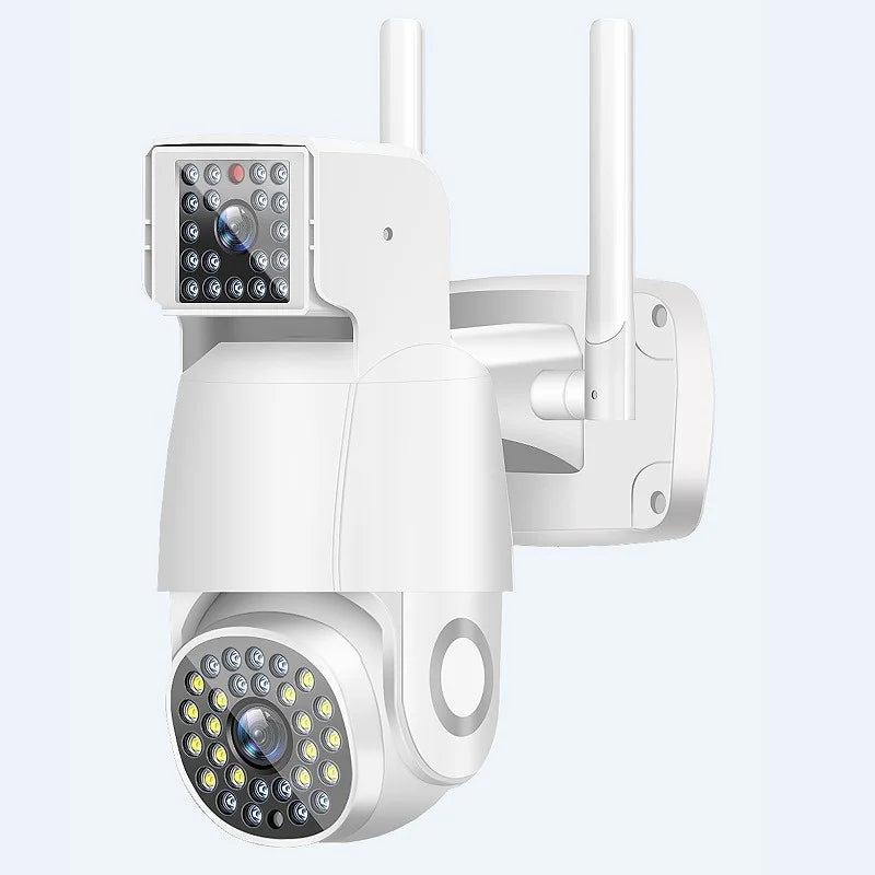 Wireless Network WiFi Binocular Camera 28 Lights Outdoor Waterproof Ball Machine Mobile Phone Home Remote Monitor