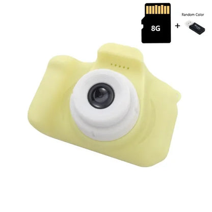 1080P HD Camera Video Toys for Kids 2 Inch Cartoon Cute Outdoor Digital Pink Camera Children SLR Camera Toy Birthday Gift