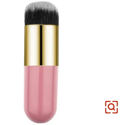 New Fashion Chubby Pier Foundation Brush Flat Cream Makeup Professional Brushes  Cosmetic Brush highlight brush loosepowder brus