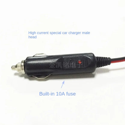 Thick Copper Car Cigarette Lighter Extension Cable - High Power - 12V 24V Universal - Extended Refrigerator Power Line