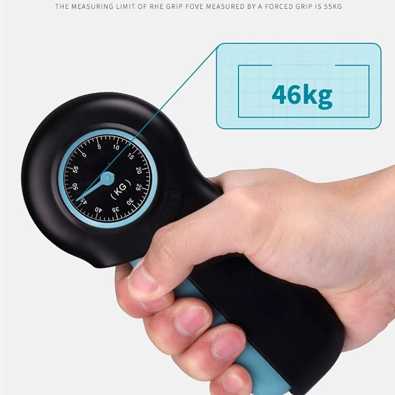 55kg Mechanical Pointer Hand Dynamometer Grip Power Strength Measurement Meter Fitness Train Gripper Strengthener Wrist Exercise