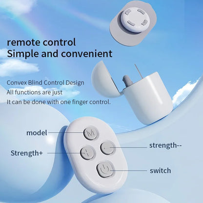 Smart Cervical Spine Massager Remote Control Electric Muscle EMS Abdominal Arm Leg Waist Weight Loss Body Slimming Massager