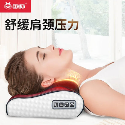 Cervical Massage Pillow Neck Massage Instrument Multifunctional Lumbar Back Household Cervical Pillow Shoulder Neck Massager