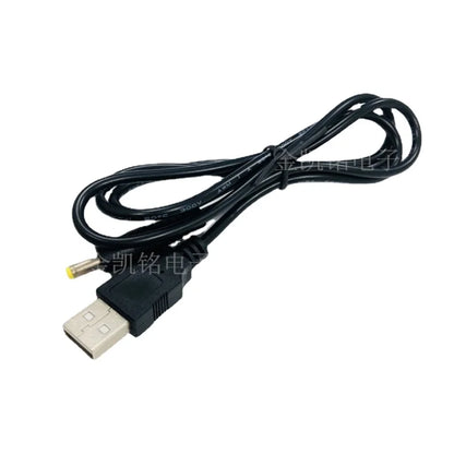 1m USB To DC4.0*1.7 Male Power Cable, 5V3A, Full Copper, DVD Round Tip, Sony PSP Interface