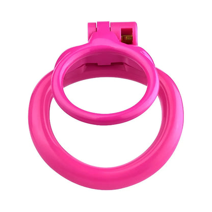 2024 New Male Resin Chastity Lock Penis Cage Ball Stretcher Penis Ring Smooth Lightweight Adult Penis Lock