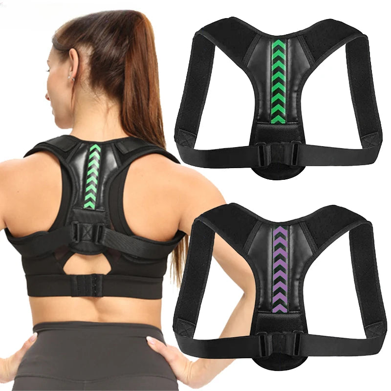 Adjustable Back Shoulder Posture Corrector Belt Clavicle Spine Support Reshape Your Body Home Office Sport Upper Back Neck Brace