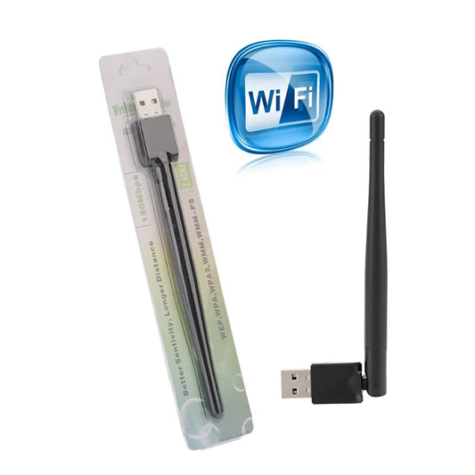 7601 150Mbps USB Wireless Network Adapter - Compatible with Computers and Set-Top Boxes, Plug-and-Play