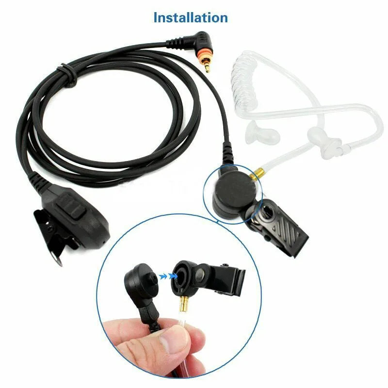 Air Acoustic Tube PTT Mic Earpiece Headset for Motorola Radio SL1M SL1K SL1600 SL300 SL7500 SL400 SL4000 SL7550 Walkie Talkie