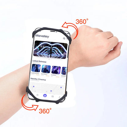 2-in-1 Running Armband Wristband 360° adjustable Riding Mountaineering Navigation Phone Holder Sports Armbands Wrist Strap