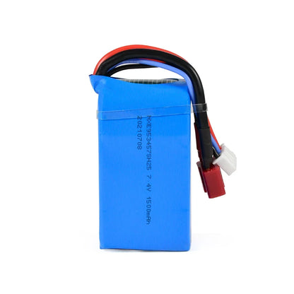 WLtoys XK 144010 Battery 7.4V 1500mAh Rechargeable Lipo Battery for WLtoys A959-B/A969-B/A979-B/K929-B 144001 A959-B-23