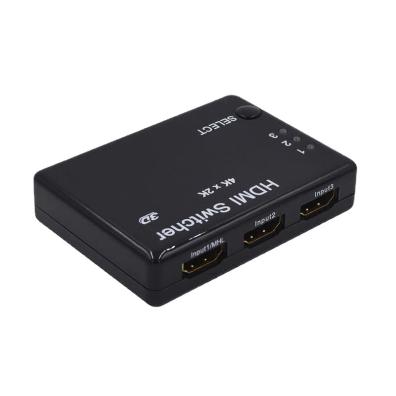 4K*2K HDMI Switcher 3 Input 1 Output HD Switcher HDMI Converter From Source Factory