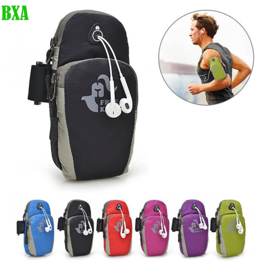 5.5 Inch Running Mobile Phone Arm Bag With Earphone Hole Sports Arm Bag Outdoor Fitness Arm Cover Arm Bag Waterproof Wrist Bag