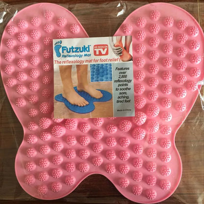 1pc Butterfly Foot Massager Mat Feet Reflexology Walk Massage Pad for Health Car