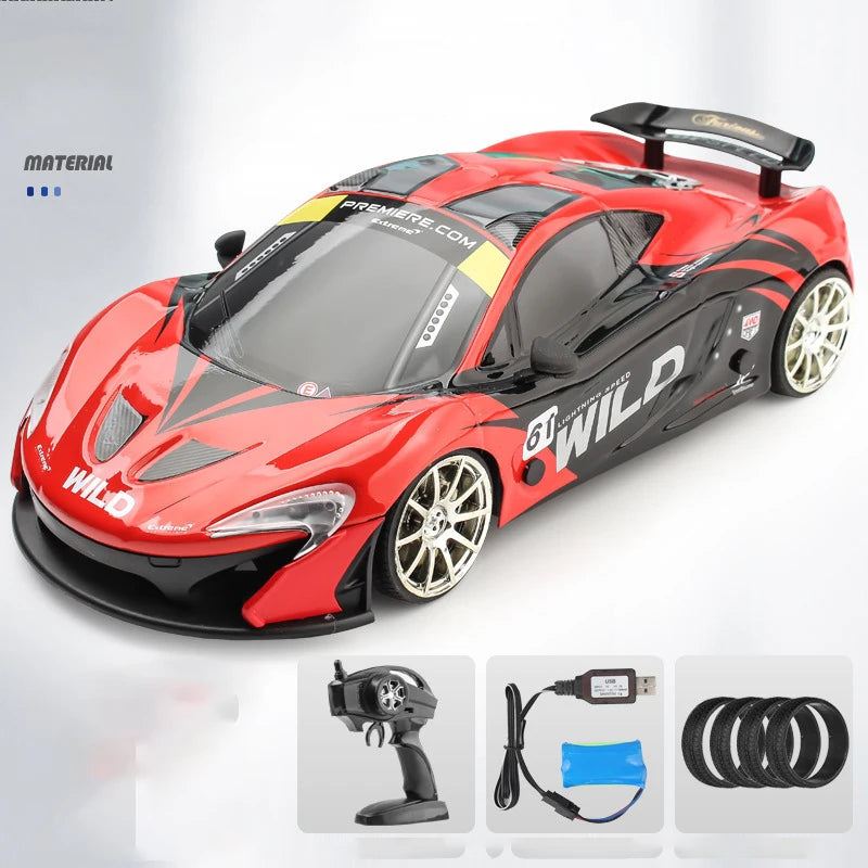 4WD 2.4G Drift Rc Car RC Drift Car Toy Remote Control GTR Model 1328B Vehicle Car RC Racing Car Toy for Children Christmas Gift