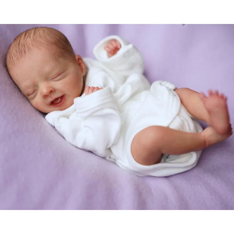 28CM Reborn Kits Doll 11 Inches Realistic DIY Unfinished Vinyl Silicone Dolls Parts Reborn Baby Reborn Dolls