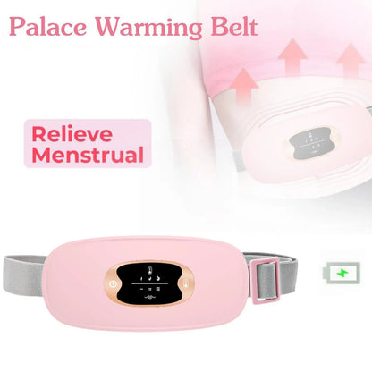 USB Electric Abdominal Heating Massage Menstrual Warm Belt Waist Heating Pain Women Massager Uterus Relief Stomachache