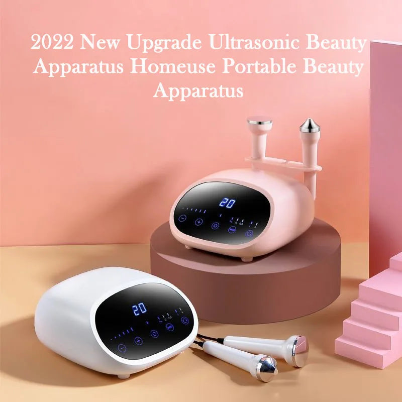 MultiFunctional Ultrasonic Facial Tightening Beauty Apparatus High Frequency Face Clean Pore and Blackhead Removal Anti-wrinkle